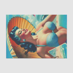 Vintage Bikini Pin-up Tissue Paper