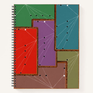 Vintage Billiards Table Pool Table Art Pool Shark Notebook