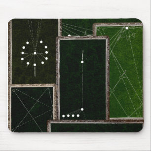 Vintage Billiards Table Pool Table Art Pool Sharks Mouse Pad