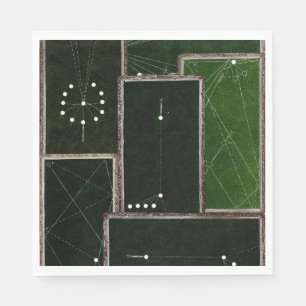 Vintage Billiards Table Pool Table Art Pool Sharks Napkin