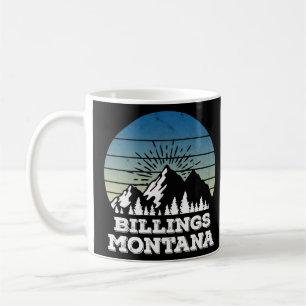 Vintage Billings Montana Mountain  Coffee Mug