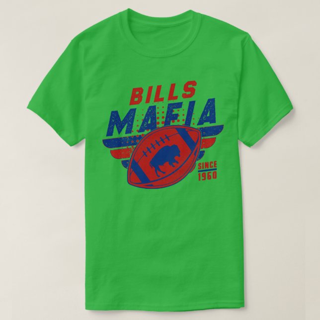 Vintage Bills Mafia  Since 1960 T-Shirt (Design Front)