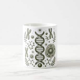 Vintage Biology Mug   DNA & Science Gift