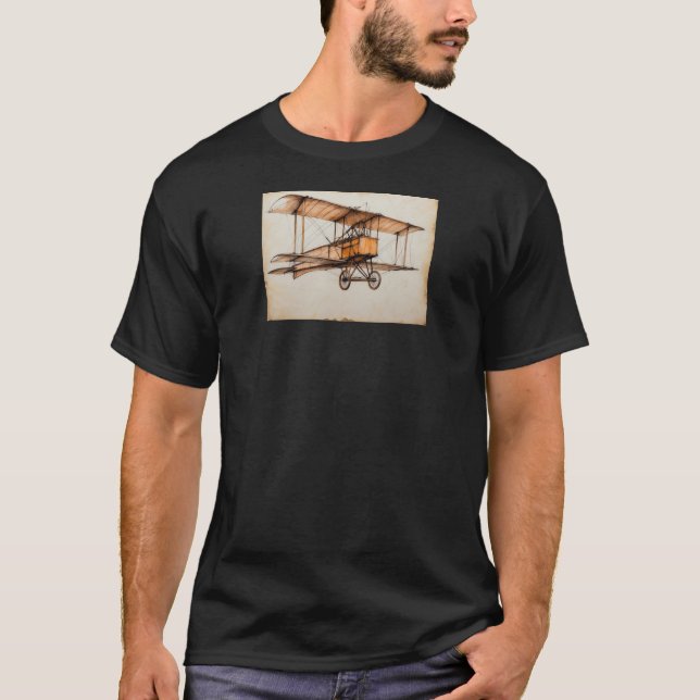 Vintage biplane  T-Shirt (Front)