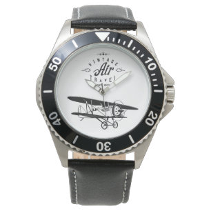 vintage biplane watch
