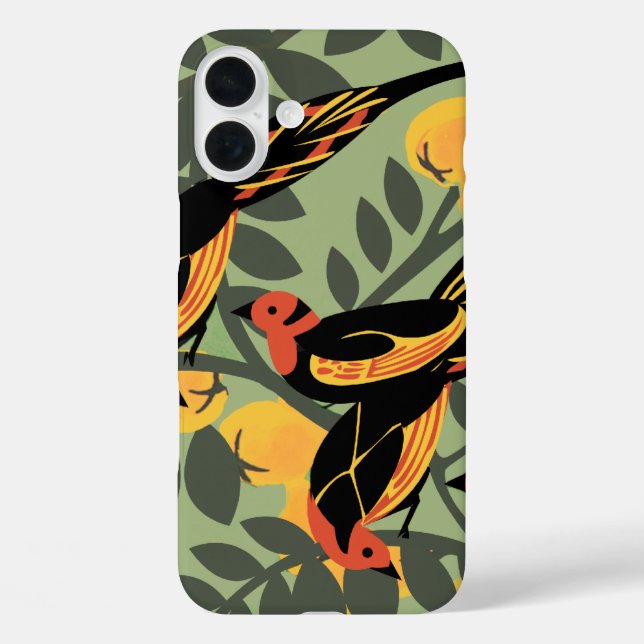 Vintage Bird Case Mate Iphone Case (Back)