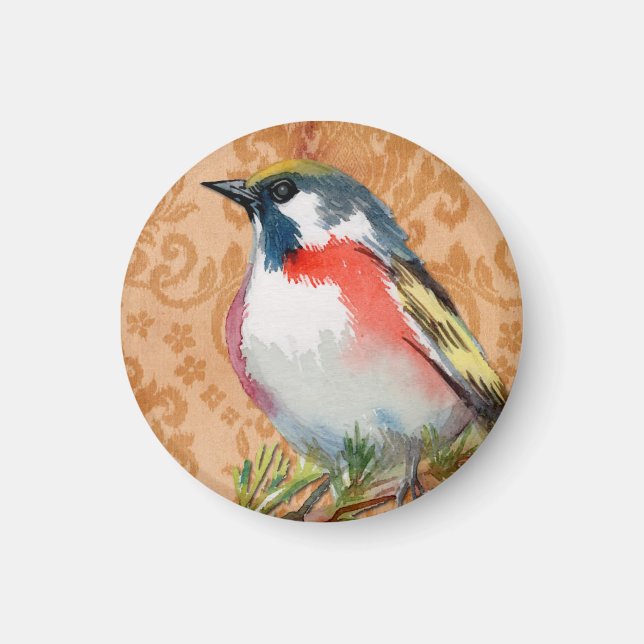 Vintage Bird Magnet (Front)