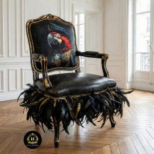 Vintage Bird Parrot Pirate Furniture Decoupage  Tissue Paper