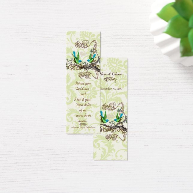 Vintage Bird Wedding Tags (Desk)