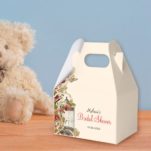 Vintage Birdcage Bridal Shower Favour Boxes