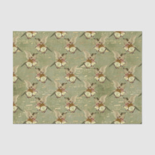 Vintage Birds and Flowers Tissue Paper