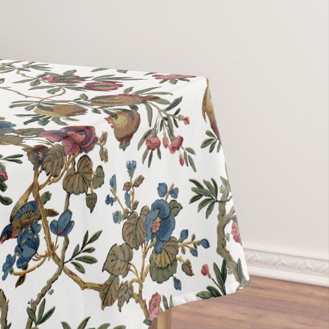 Vintage Birds And Pomegranate pattern Tablecloth (In Situ)