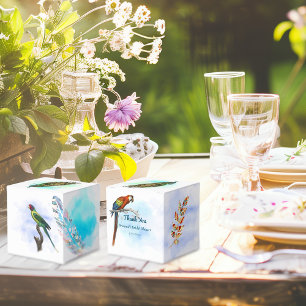 Vintage Birds Bridal Shower Favour Box