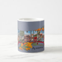 Vintage Birmingham AL Postcard Mug