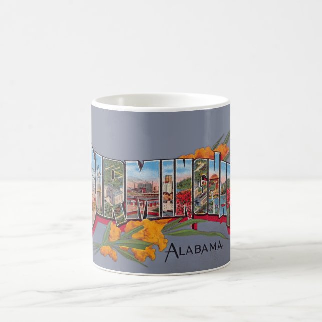 Vintage Birmingham AL Postcard Mug (Center)