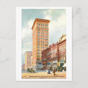 Vintage Birmingham, Alabama, Street View Postcard