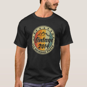 Vintage Birthday 2014 All Original Parts Girls Boy T-Shirt
