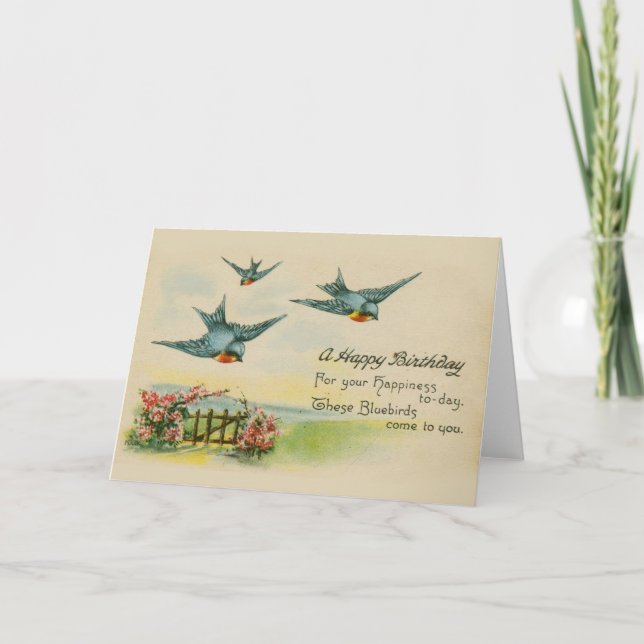 Vintage Birthday Card (Front)