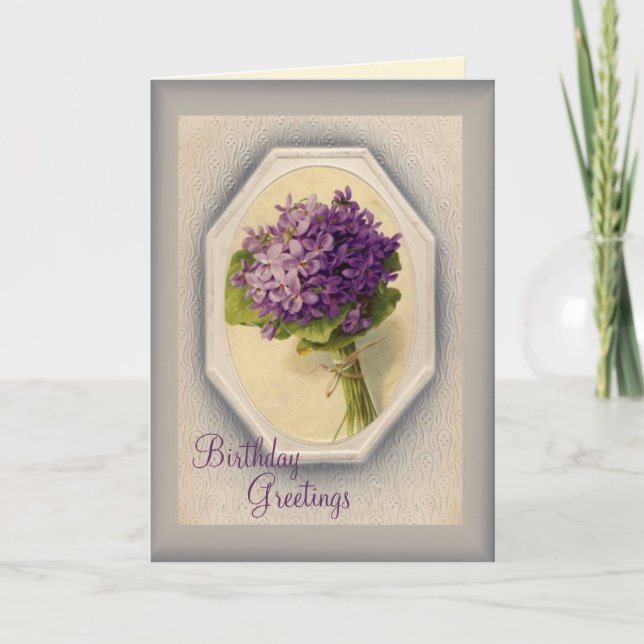 Vintage Birthday Card (Front)