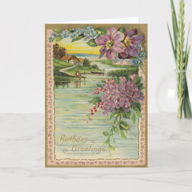 Vintage Birthday Card (Front)