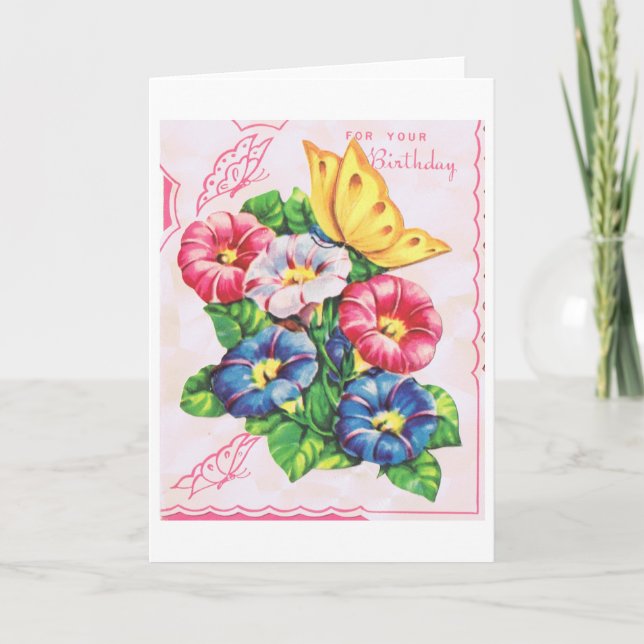 Vintage Birthday card (Front)