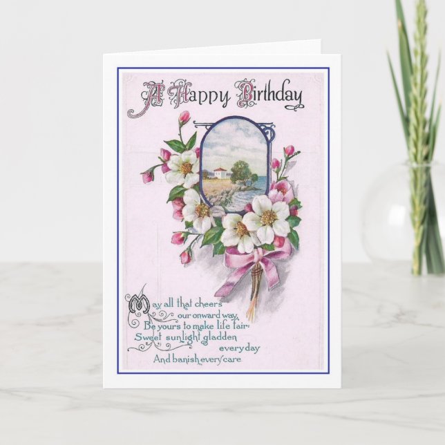 Vintage Birthday Card (Front)
