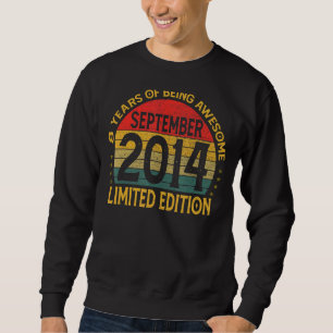 Vintage Birthday Decoration September 2014 Sweatshirt