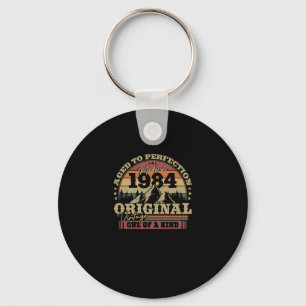 Vintage Birthday Gift 1984 Key Ring