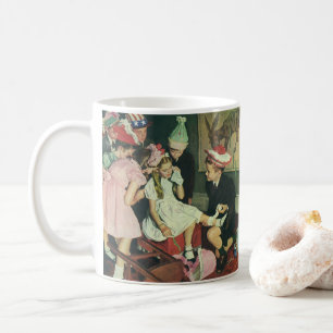 Vintage Birthday Party, Pin the Tail on the Donkey Coffee Mug