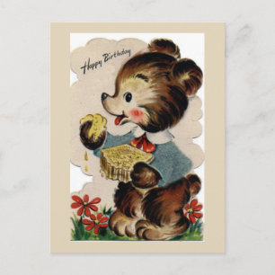 Vintage Birthday Postcard
