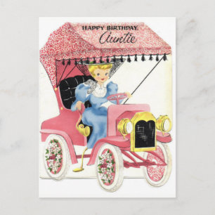 Vintage Birthday Postcard