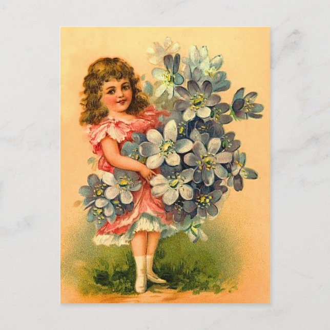 Vintage Birthday Postcard (Front)