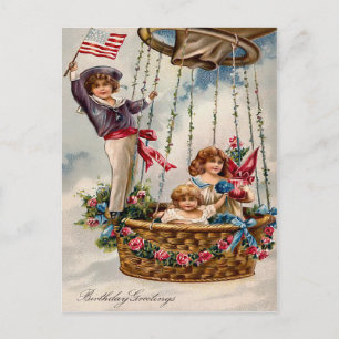 Vintage Birthday Postcard