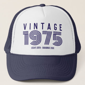 Vintage Birthday Trucker Hat