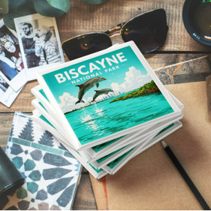 Vintage Biscayne National Park Magnet