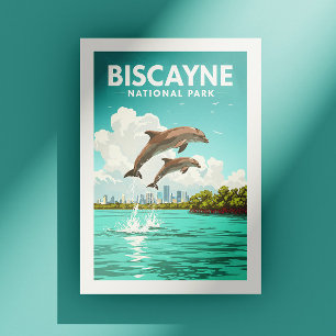 Vintage Biscayne National Park Postcard
