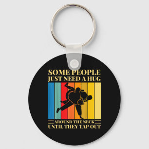 Vintage BJJ Brazilian Jiu Jitsu Funny Key Ring