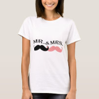 Vintage Black and Pink Moustache