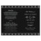 Vintage Black and Silver Art Deco Wedding Programs
