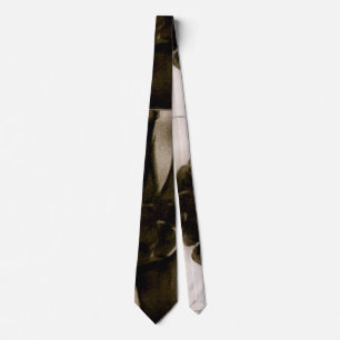 Vintage Black and White Human Hand X-Ray Tie