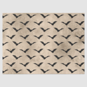 Vintage Black Bats Halloween Decoupage Tissue Paper