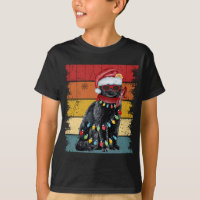 Vintage Black Cat Christmas Lights Cat Lover Chris