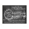Vintage Black Chalkboard Save The Date