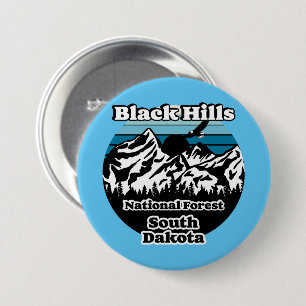 Vintage Black Hills National Forest South Dakota 7.5 Cm Round Badge