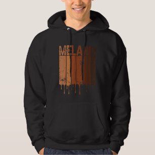 Vintage Black Pride Blm Melanin Women Men Afro Que Hoodie