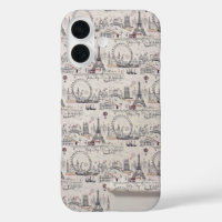 Vintage Black & White Europe Images Case-Mate iPho