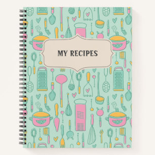 Vintage Blank Recipe Cook Book To Write In