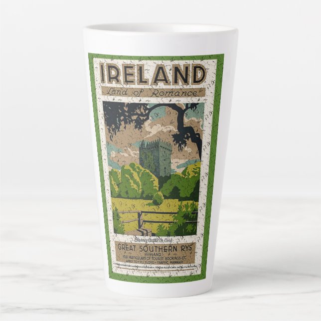 Vintage Blarney Castle   Latte Mug (Front)