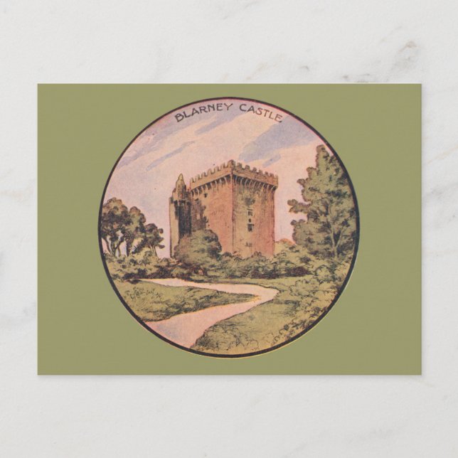 Vintage Blarney Castle Postcard (Front)