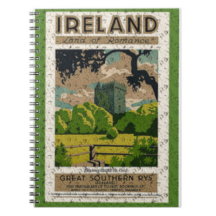Vintage Blarney Castle Spiral Notebook